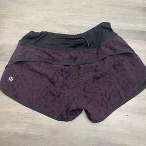 Lululemon purple shorts size 4